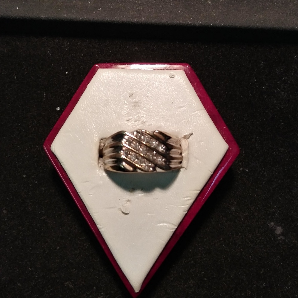 Men's Diamond Center Ring